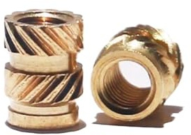 10Pcs M1.4-M8 Solid Brass Knurled Thumb Nuts Double Pass Copper Insert Nuts For Electronic Machinery(M1.6x2.5x4Twill 20pc)