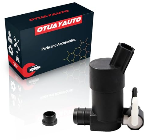 Waschwasserpumpe für Ford Focus MK2, OTUAYAUTO Wischwasserpumpe für Scheibenreinigung 1S7117K624FE 1231600 1355124