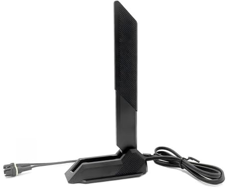 Gintai Antena WiFi 7 WLAN Amplificadores Tri-Banda 6GHz/5GHz/2.4GHz para WiFi 7 tarjeta,12dBi Bluetooth 5.4 antena WiFi pc,Base magnética, Amplificador de señal 802.11be para PC/Router/Tarjeta PCI