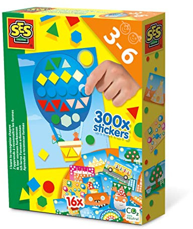 SES 14839 Creative 0643307 lerne Farben und Formen Lernspielzeug, Mehrfarbig