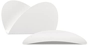 Alessi ABI09S W Ellipse Set of two containers in steel coloured with epoxy resin, super white