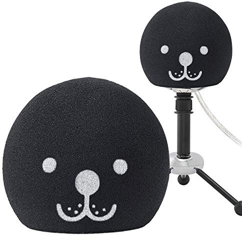 YOUSHARES Blue Snowball Pop Filter - Customizing Microphone Windscreen Foam Cover for Improve Blue Snowball iCE Mic Audio Quality (Seal)