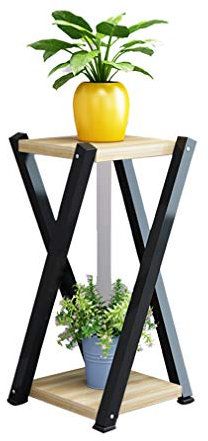 KDDEON Blumenständer Metall,Blumentreppe,Doppelschicht-Design rutschfest Balkon Wohnzimmer Pflanzenrahmen,60/80/100cm