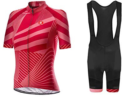 UGLY FROG Damen Fahrradbekleidung Set Schnell Trocknend Radtrikot (Radjacke und Radhose)