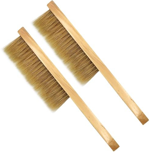 ZffXH 2 Stück Bienen Bürsten Imkerbürsten Bienenbürsten Imker Bürsten Imkereibürste Bienenbesen Bee Brush Bee Brushes Beekeeping Brush Beekeeper Brush Bee Broom Beekeeper's Brush