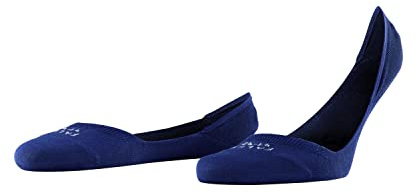 FALKE Cool 24/7 M In cotone invisibili tinta unita 1 paio, Calzini fantasmini Uomo, Blu Royal Blue 6000, 41-42