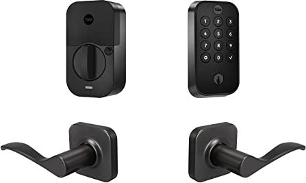 Yale Assure Lock 2 - Teclado con Bluetooth y palanca Norwood en gamuza negra