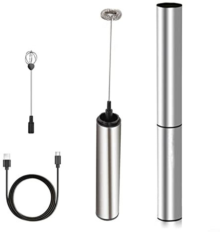 Mousseur à lait électrique, mousseur à lait, mousseur à lait électrique USB, mixeur à main, outil rechargeable