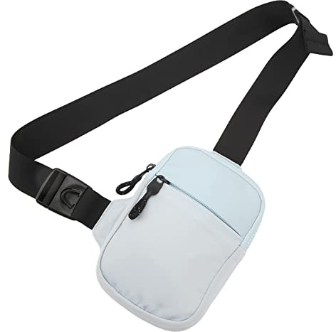SPYMINNPOO Sport-Brusttasche, wasserdichte Umh?ngetasche f¨¹r M?nner und Frauen, Verstellbare Umh?ngetasche Zum Laufen, Radfahren, Reisen, Einkaufen (Hellblau)