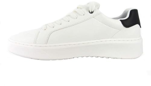 Skechers Herren Court Break Suit Sneaker Platform, White Duraleather, 45 EU