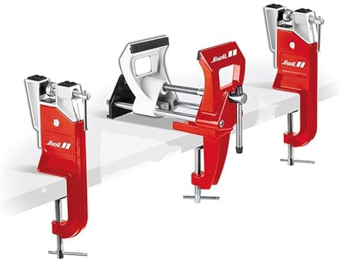 SNOLI World Cup Ski-Schraubstock Pro, Backenbreite 90 mm, Spannweite bis 155 mm, Zubehör, Sport, Mehrfarbig (Mehrfarbig), Einheitsgröße