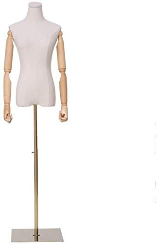 Professionelle weibliche Mode-Modell-Schneider-Dummy für Bekleidungsgeschäft-Display-Schneider-Dummy-Kleiderformen (Farbe: A, Größe: klein)