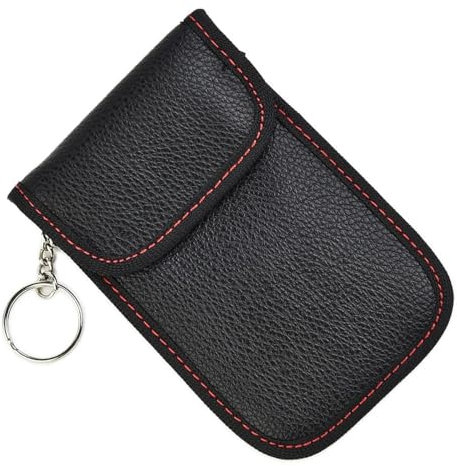 Diebstahlsicherer Autoschlüsselanhänger, RFID-Signalblocker, Faraday-Signalblockiertasche, Tasche, Schlüsseletui, Auto-Innenzubehör