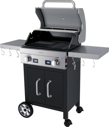 Steba Deluxe Grill mit 2 individuell regelbaren Heizsysteme, leistungsstarkes Grillen mit bis zu 300°C, Grillfläche insgesamt von 54 x 32 cm, 2 große emaillierte Stahlgussplatten, VG 7000