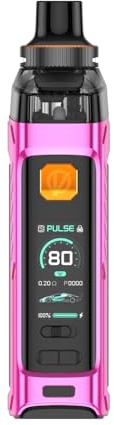 Vapo'resso Armour G Kit 80 W Vape Batería incorporada de 3000 mAh 5 ml Cartucho Armour G Pod DTL Fit Resistencias GTX 0,2 Ω/0,4 Ω e-cigarrillo original (Rosa) - No Nicotine