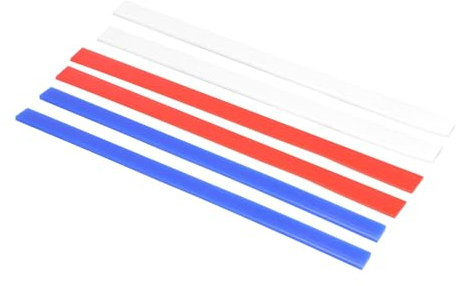 6PCS Silicone Rolling Pin Guides, Professional Reusable Dough Leveler Sticks Dough Ruler Measuring Strips for Pastry Cookie