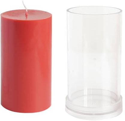 Ukbzxcmws Candela cilindrica a forma di candela Fornitura Per Natale Matrimonio Cena San Valentino Decorazione