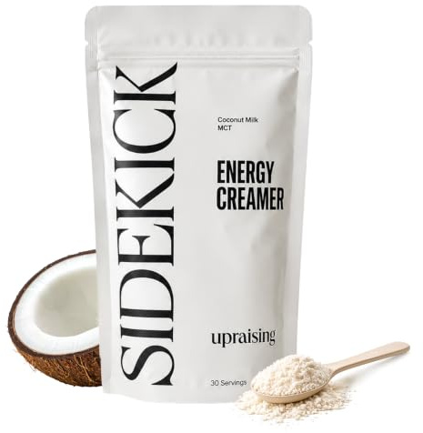 Leche de Coco en Polvo + MCTs | Efecto Cremoso y Sabor Suave | Marca Upraising, 150 g, sin edulcorantes. Potencia energía, concentración y control del peso.