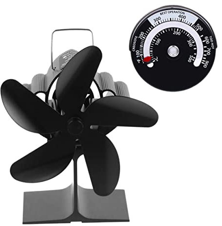 Ciieeo Ventilatore Silenziosa per Diffusore Calore Elettricità Fan per Pellet