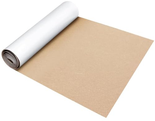 Gohytal Filz selbstklebend 1mm 40x220cm Schubladenauskleidung Vliesstoff Möbelfilz Schubladenauskleidung Bastelfilz Kistenauskleidung Stühle, Beige Kamel