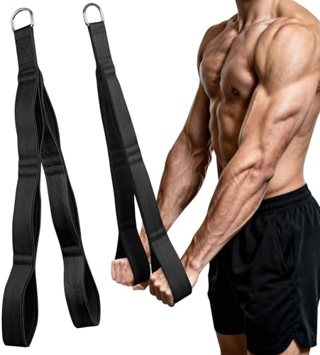 AOOSA Trizepsseil Kabelbefestigung, Trizeps Trainingsgerät | Trizeps-Pull-Down-Seil für Push-Downs, Trizepsseil Extra Lange Zugschnur für Crunches, Facepulls für Fitnessstudio