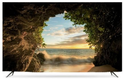 GPDNBIEU, Light Luxury Seaside Scenery Printed TV Cover,Soft Screen Protector 43inch 55inch 60inch Large Size Desktop Wall Hanging Curved Cloth(B,78in)