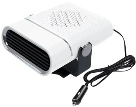 TECASDFG Standheizung Diesel 12V 24V 120W 260W Abtauheizung Mini-Kühlung 2 in 1 Auto-Heizlüfter Elektrischer autonomer Windschutzscheiben-Defroster Dieselheizung(White 12V)