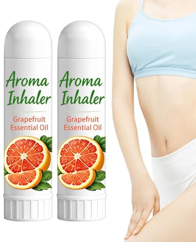 Stick Nasale Confezione da 2 Sniffer Profumati Lenitivi e Rinfrescanti | Inalante Nasale Relax per Benessere Quotidiano Adatto a Donne Uomini Adulti e Famiglie