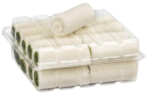 Colorus 100 Stück PROFI Heizkörperwalzen 5 cm Lackierwalzen Lackrollen Malerwalzen für hochviskose stark lösemittelhaltige deckende Lacke