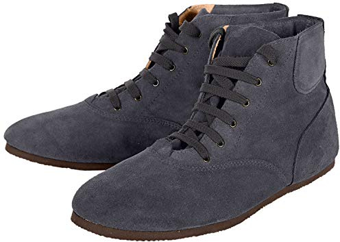Pantoffelmann scarpe Tramper in pelle scamosciata | Taglie 36–48 | Scarpe barefoot comode per donna & uomo | Stivali in vera pelle stile DDR | Ideali per arrampicata