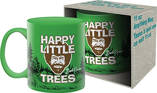 Aquarius Bob Ross Happy Trees 11 Oz Boxed Ceramic Mug