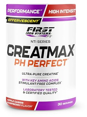 Creatmax PH Perfect (Pomme cassis framboise,creatine effervescente, performance, prise de masse sans stimulant))