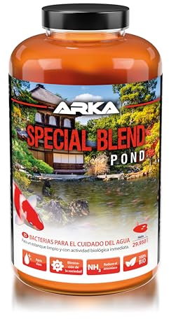 Teichbakterien 946 ml – hochaktive Bakterienmischung für klares Teichwasser – baut KOT, Futterreste & Pflanzenabfälle biologisch ab – sofort aktiv für stabiles Gleichgewicht – ARKA Pond Special Blend