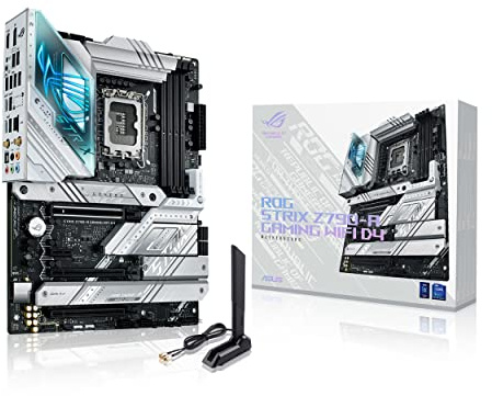 ASUS ROG STRIX Z790-A GAMING WIFI D4 – Carte mère gaming Intel LGA 1700 ATX (16+1 DrMOS, DDR4, PCIe 5.0, 4 x M.2, WiFi 6E, USB 3.2 Gen 2x2 Type-C avec PD 3.0 jusqu'à 30W, Aura Sync RGB)