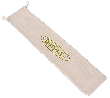 TOPBATHY Linen Bread Pouch Reusable Drawstring Bread Bag for Loaves