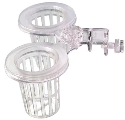 HUANGGG Aquarien Pflanzenständer Pflanzenzucht mit Clip für Emersed Plant Aquaponic Dekorationen Korb Supplies