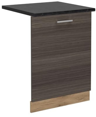 Vicco Coperchio per lavastoviglie R-Line, Grigio nobile, 60 cm, PL Antracite