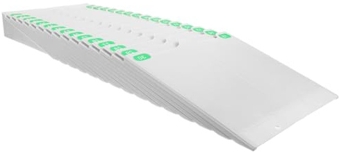 Angoily Support Porte-carte Robuste Étagère De Rangement Extensible Pour Cartes De Pointage Bureau Et Entrepôt Organiseur à Emplacements Pour Cartes De Présence Support Polyvalent Pratique