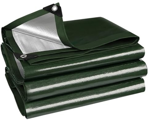 YWBXSHKD Telo Impermeabile Esterno 2x5m, Telone Impermeabile per Esterno da 160 G/M², Telone PVC Pesante, Multifunzione Telone Impermeabile per Esterno, per Azienda Agricola