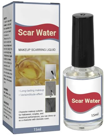 15ml Rigid Collodion Scar Liquid | Realistic Scar Makeup Liquid,Special Effect Scarring Fluid For Costume Parties, Stage Performance & Carnival Makeup,Safe Sensitive Skin