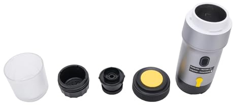 Badafaci Macchina per caffè Portatile, Mini Caffettiera Elettrica a Capsule da Viaggio per Campeggio all'aperto, Escursionismo, Ufficio, Pressa Autoriscaldante in Acciaio Inossidabile 304 con