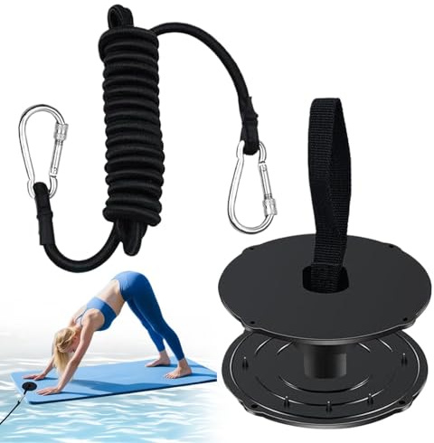 Corda Da Nuoto Per Piscina | Set Attrezzi Stabile Regolabile Portatile,Set Fissaggio Tappeto Galleggiante In Schiuma - Adatto A Piscina, Spiaggia, Lago, Mare, Giardino, Ponte, Barca, Pontone E Esterno