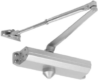 TELL MANUFACTURING INCCommercial Door Closer Aluminum Finish Adjustable Size 1-4