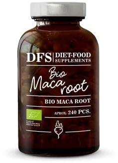 Diet-Food Bio Maca Tabletten - 240 Count 500mg Vegan, Non-GMO Yellow Maca Root Extract Powder Pellets - Unterstützt Reproduktive Gesundheit, Stimmung, Hormonhaushalt & Immunsystem Gesundheit