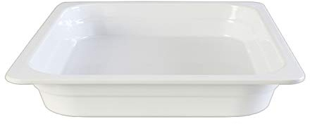 Restaurant Essentials Gastronorm pan melamine container, half size, 1/2, 40mm/ 1 1/2 deep, comes in each