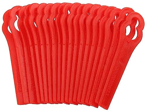 Lames de Rechange pour Coupe-Bordures, ZoneYan Tondeuse à Gazon Lames, Lames de Grass Trimmer Brush Cutter (A) | Lames de Coupe en Plastique de Remplacement, pour Coupe-Bordures Sans Fil