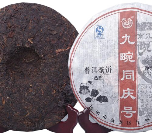 Naturel 357g Gâteau au thé mûr Pu-Erh Tongqinghao Thé Pu’er Thé noir chinois