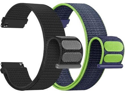 LYYLTX Nylon Fabric Uhrenarmbänder 20mm/22mm Armband für Herren Damen Ersatzband Schnellverschluss Smartwatch Sport Uhren Ersatzarmband Einstellbares Soft Breathable Watch Strap