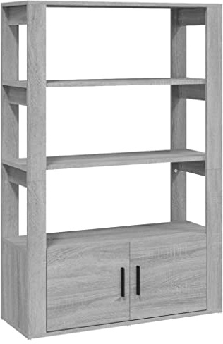 vidaXL Sideboard Grau Sonoma 80x30x119,5 cm Holzwerkstoff