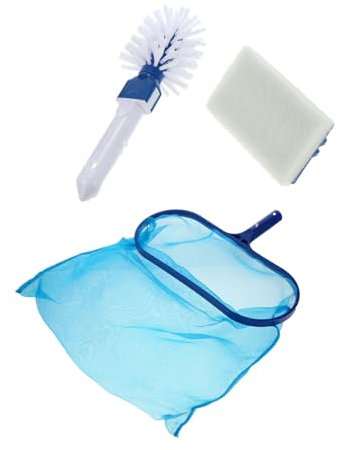 Supvox Schwimmbadnetz Mit Feinem Mesh Pool Reinigungswerkzeug Und Mehrteiligem Stab Für Laubaufnahme Und Schmutzentfernung in Spas, Sprudelbädern Und Kleinen Pools